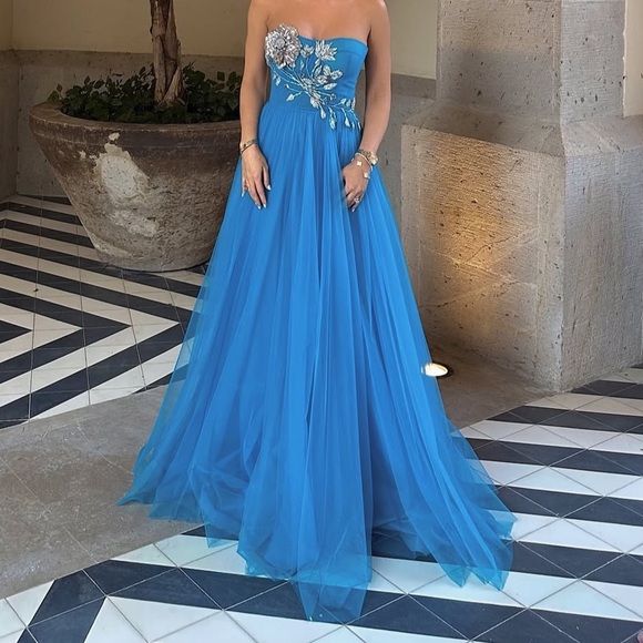 Tarik Ediz Gown – 54207 Ball Gown - Picture 2 of 14